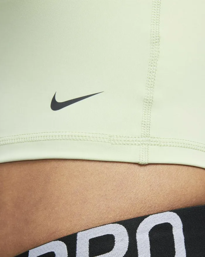 Women Nike All Clothing Pro DriFIT Honeydewblack