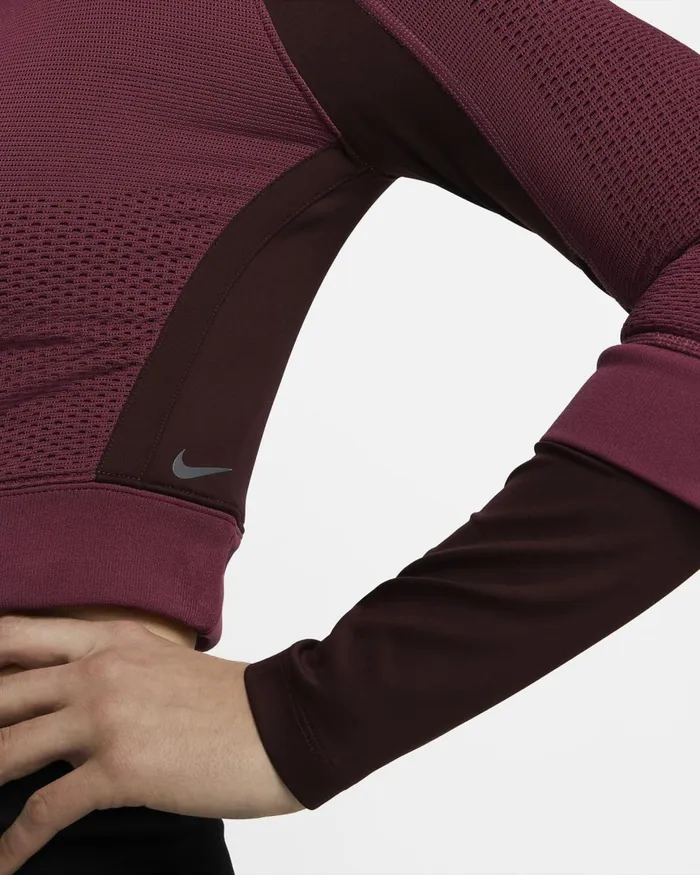 Women Nike All Clothing ThermaFIT ADV City Ready Rosewoodburgundy Crushrosewood