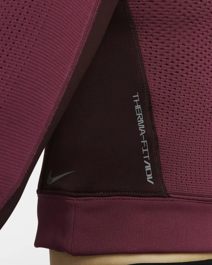 Women Nike All Clothing ThermaFIT ADV City Ready Rosewoodburgundy Crushrosewood