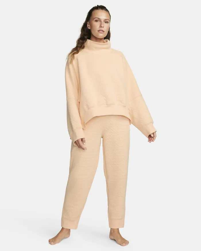 Women Nike All Clothing Yoga ThermaFIT Ice Peach