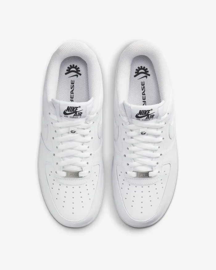 Women Nike All Shoes Air Force 1 03907 EasyOn Whitewhitewhite