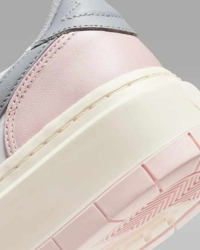 Women Nike All Shoes Air Jordan 1 Elevate Low Atmospherewhiteguava Icelight Steel Grey