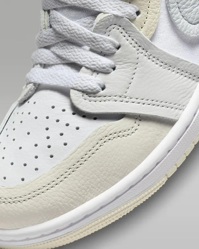 Women Nike All Shoes Air Jordan 1 High MM Whitesailcoconut Milkpure Platinum