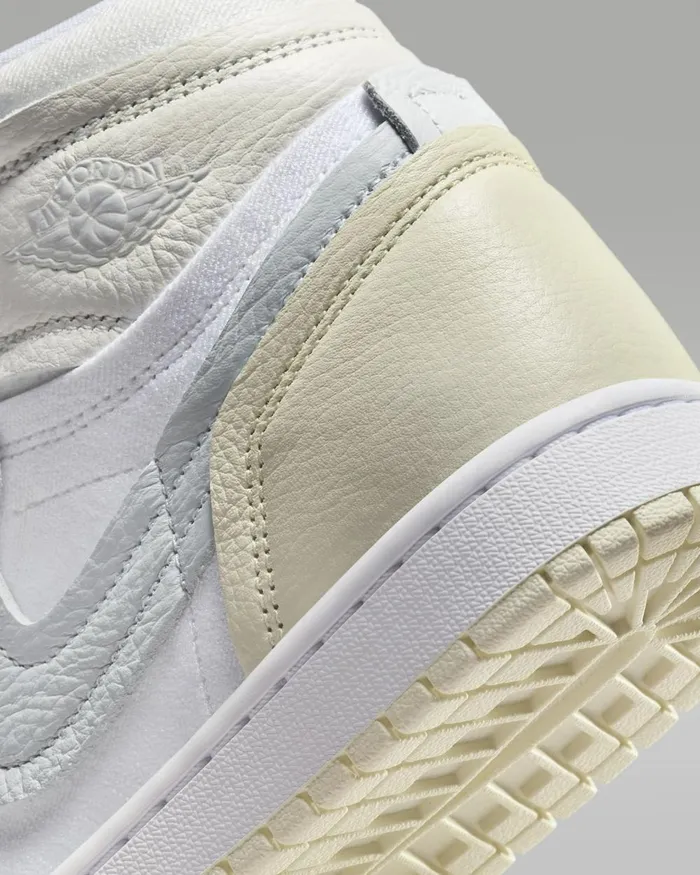 Women Nike All Shoes Air Jordan 1 High MM Whitesailcoconut Milkpure Platinum