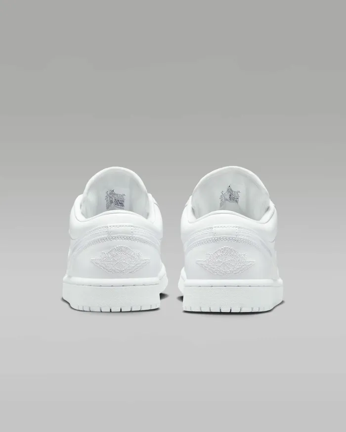 Women Nike All Shoes Air Jordan 1 Low Whitewhitewhite