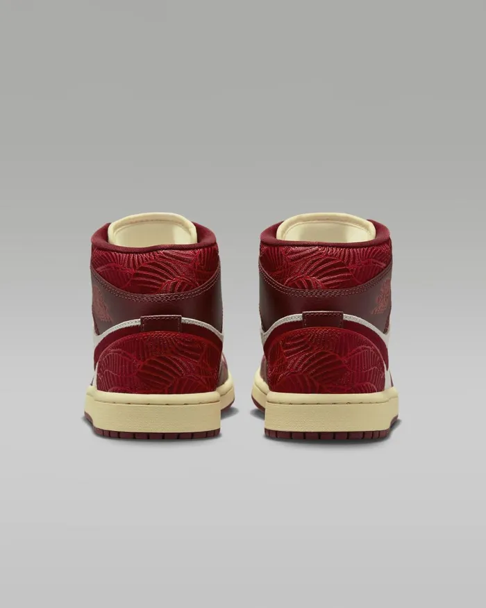 Women Nike All Shoes Air Jordan 1 Mid SE Team Redsailmuslinuniversity Red