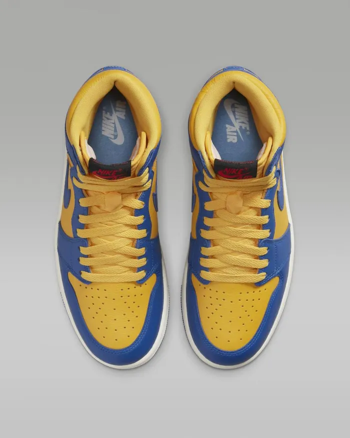 Women Nike All Shoes Air Jordan 1 Retro High OG Varsity Maizesailgame Royal