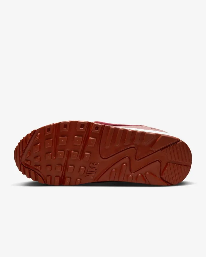 Women Nike All Shoes Air Max 90 Futura Red Stardustsummit Whitecampfire Orangerugged Orange
