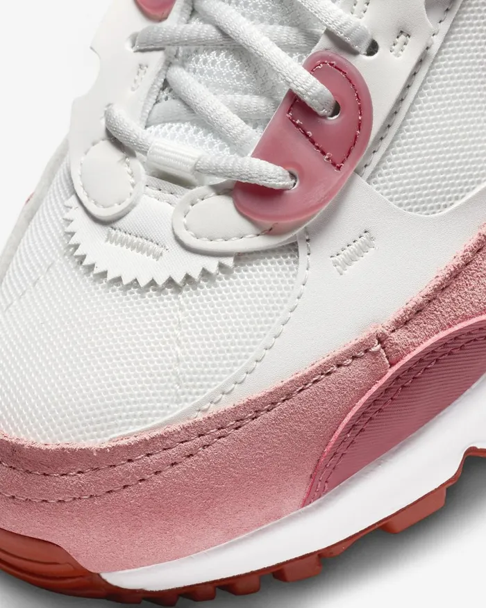Women Nike All Shoes Air Max 90 Futura Red Stardustsummit Whitecampfire Orangerugged Orange