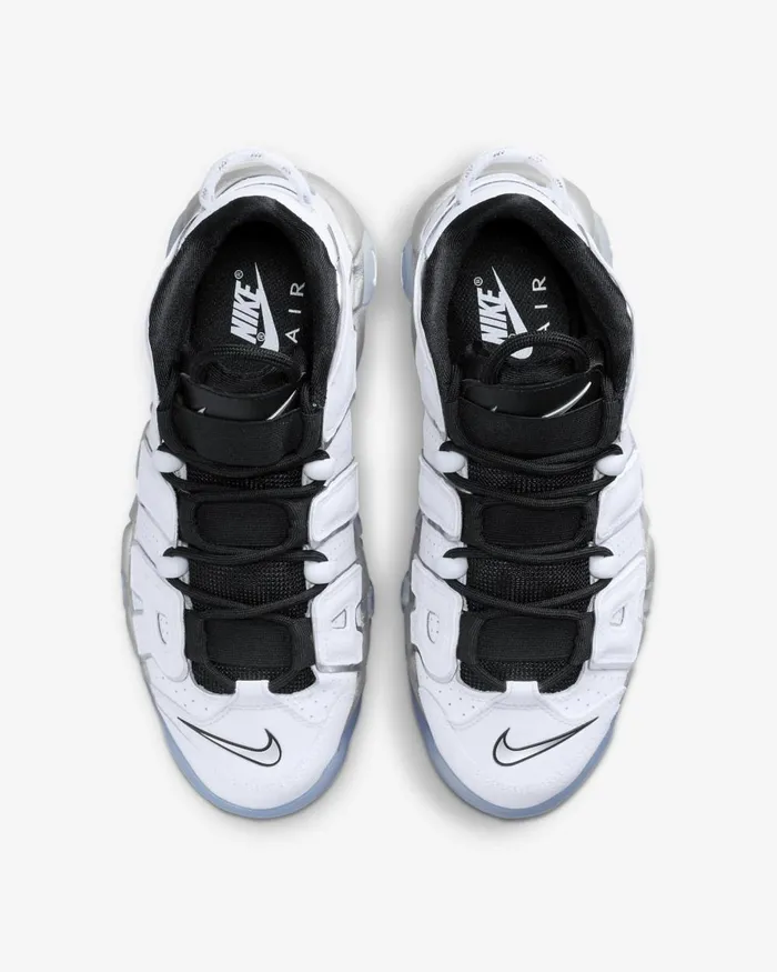 Women Nike All Shoes Air More Uptempo SE Whiteblackclearmetallic Silver