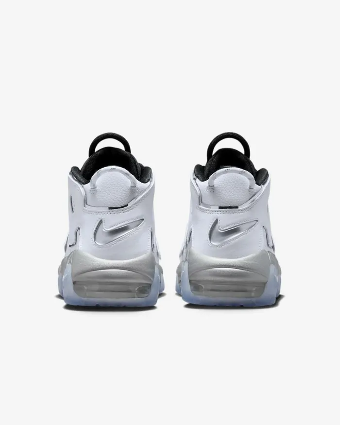Women Nike All Shoes Air More Uptempo SE Whiteblackclearmetallic Silver