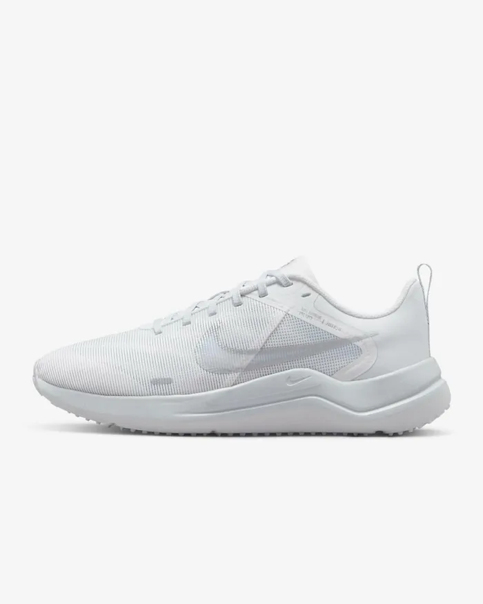 Women Nike All Shoes Downshifter 12 Whitepure Platinummetallic Silver