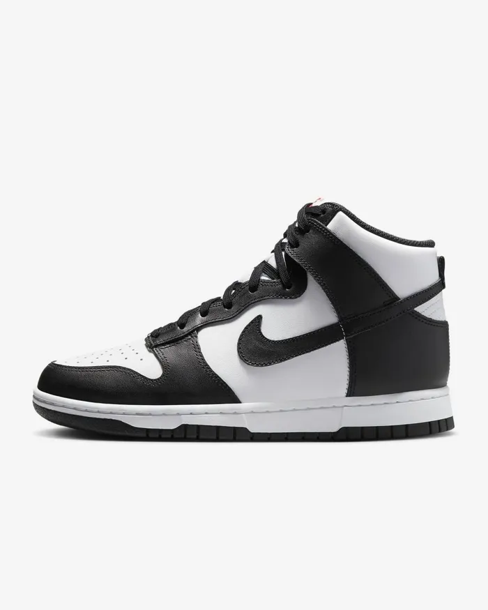 Women Nike All Shoes Dunk High Whiteuniversity Redblack