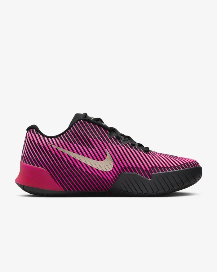 Women Nike All Shoes NikeCourt Air Zoom Vapor 11 Premium Blackfireberryfierce Pinkmulticolour