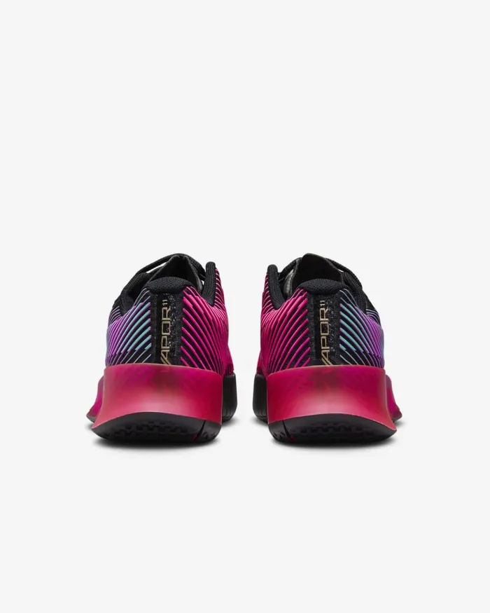 Women Nike All Shoes NikeCourt Air Zoom Vapor 11 Premium Blackfireberryfierce Pinkmulticolour