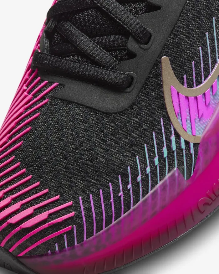 Women Nike All Shoes NikeCourt Air Zoom Vapor 11 Premium Blackfireberryfierce Pinkmulticolour