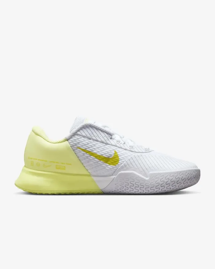 Women Nike All Shoes NikeCourt Air Zoom Vapor Pro 2 Whiteluminous Greenhigh Voltage