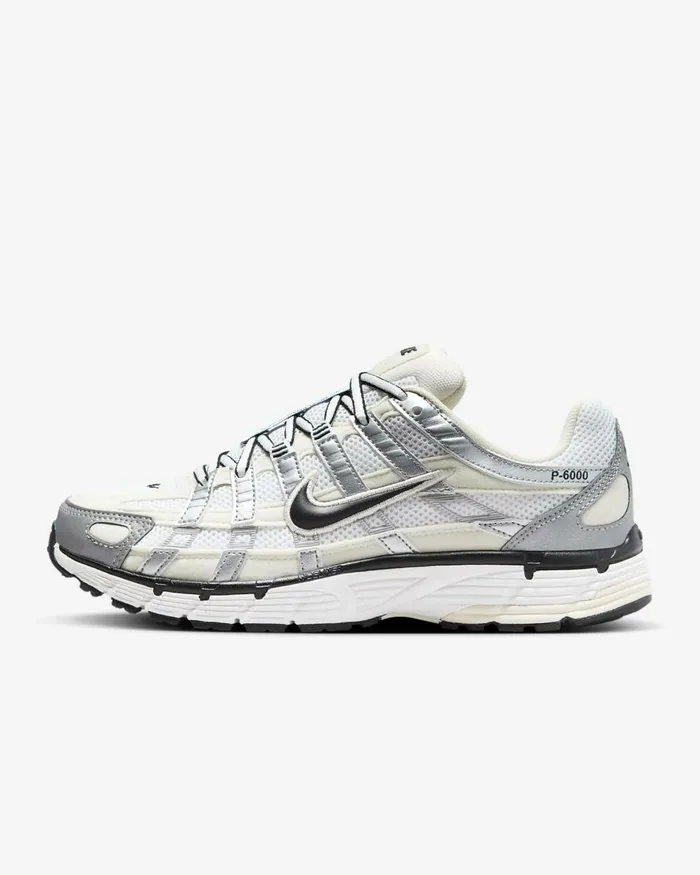 Women Nike All Shoes P6000 Coconut Milksummit Whitemetallic Silverblack