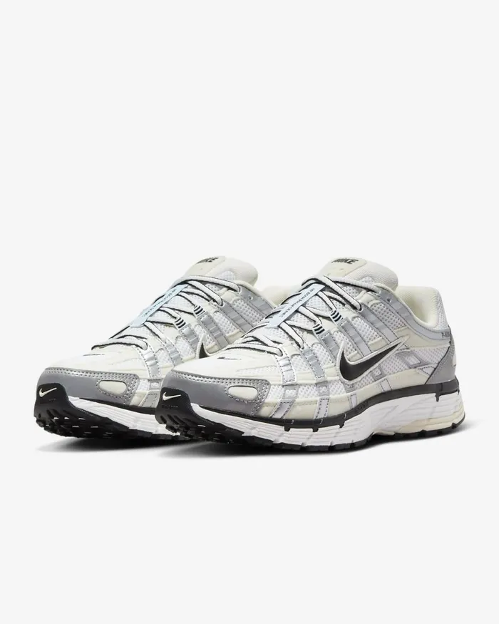 Women Nike All Shoes P6000 Coconut Milksummit Whitemetallic Silverblack