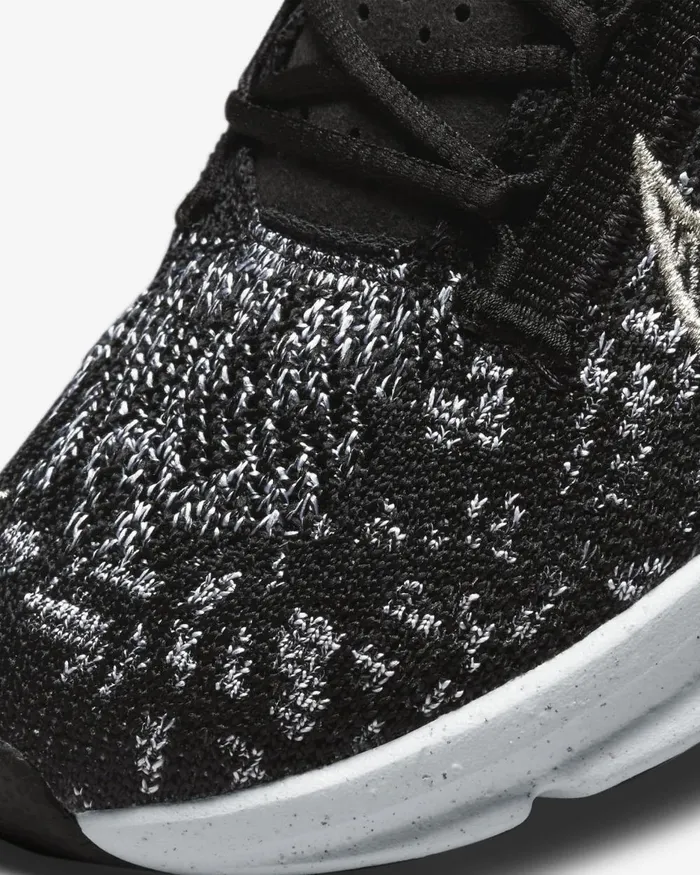 Women Nike All Shoes SuperRep Go 3 Flyknit Next Nature Blackwhitemetallic Silver
