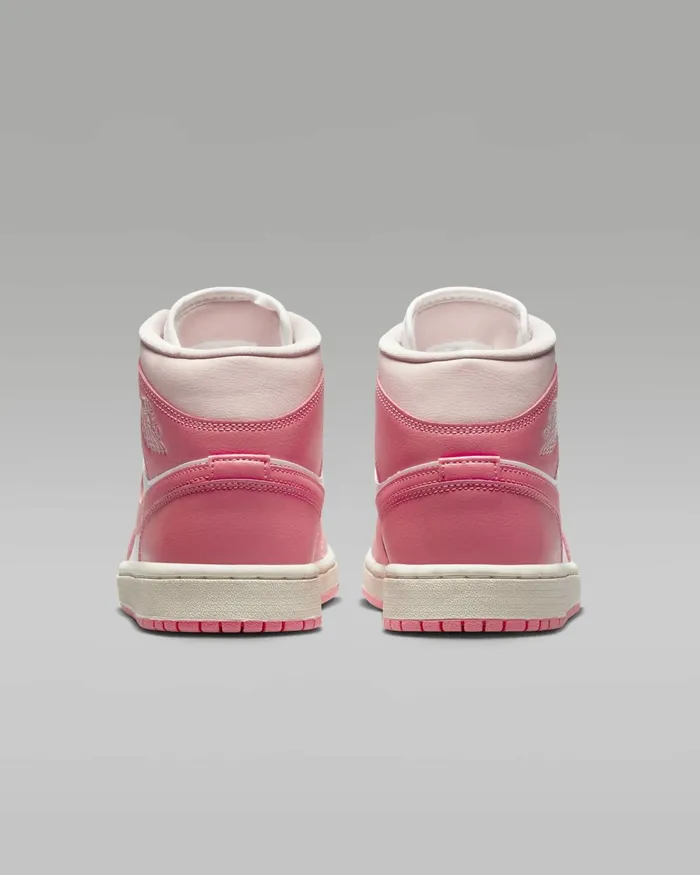 Women Nike Jordan Air Jordan 1 Mid Whiteatmospheresailsea Coral