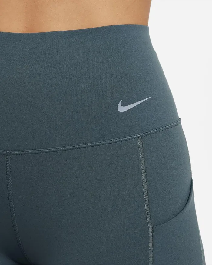 Women Nike Leggings Universa Deep Jungleblack