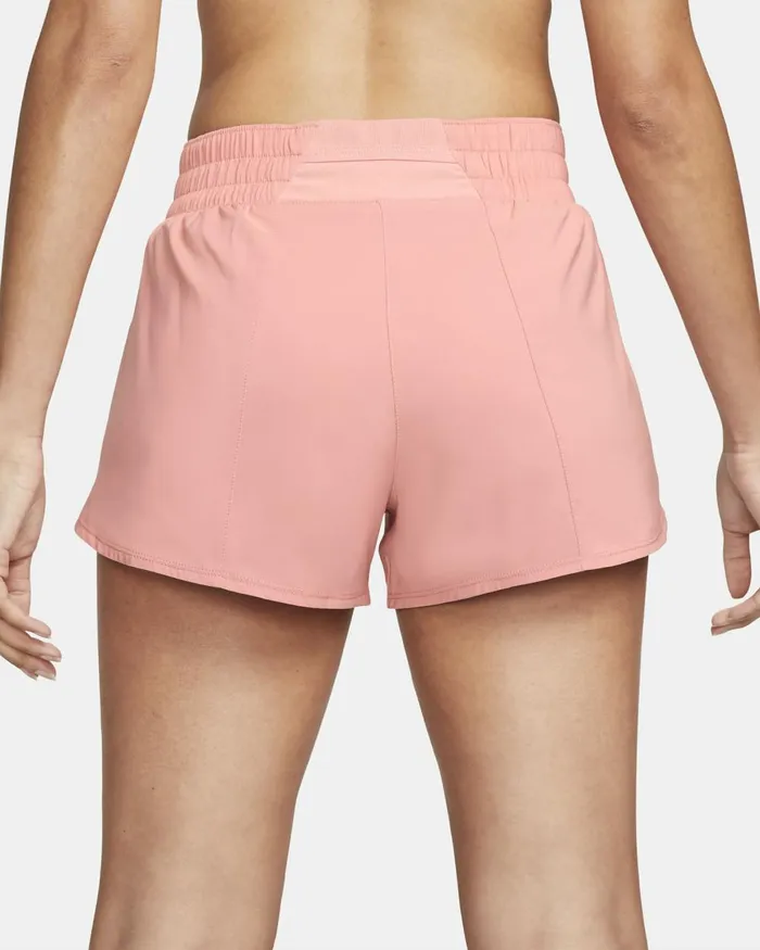 Women Nike Shorts DriFIT One Swoosh Red Stardustfierce Pink