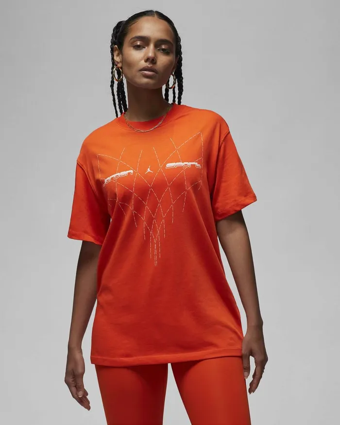 Women Nike Tops And TShirts Jordan Sport Picante Redsail