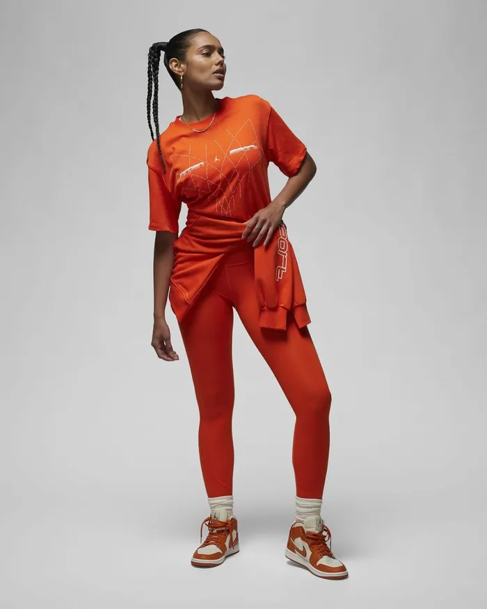 Women Nike Tops And TShirts Jordan Sport Picante Redsail