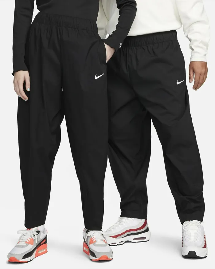 Women Nike Trousers Sportswear Essential Blackwhite