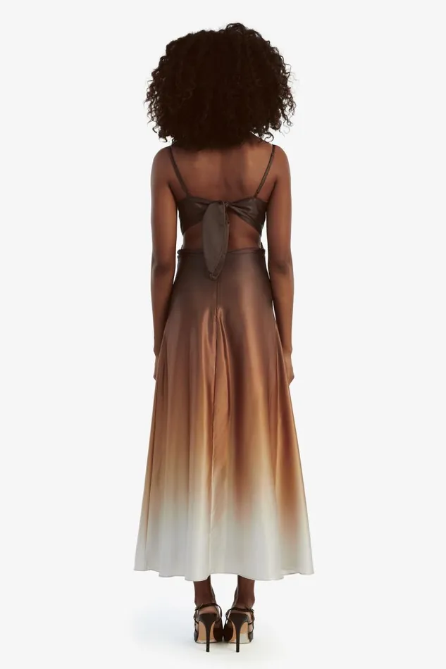 Women Occasion Dresses Bardot Karlotta Slip Dress In Brown Ombre Brown Ombre Women Occasion Dresses Bardot Karlotta Slip Dress In Brown Ombre Brown Ombre
