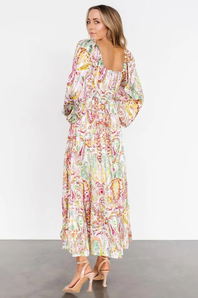 Women Ophelia Maxi Dress Multi Print Baltic Born Maxi Dresses