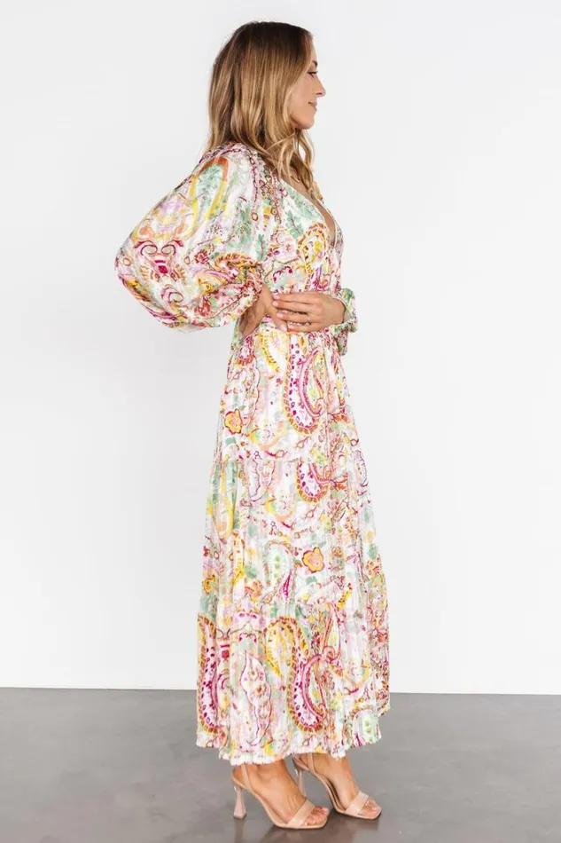 Women Ophelia Maxi Dress Multi Print Baltic Born Maxi Dresses