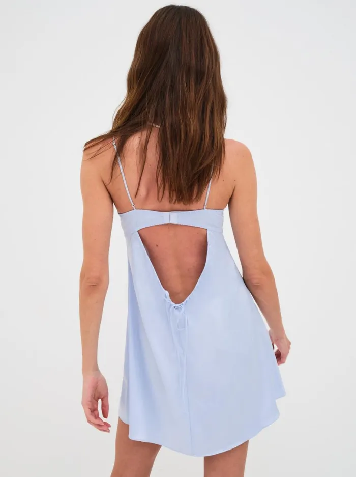 Women Paloma Slip Dress Blue For Love and Lemons Dresses Women Paloma Slip Dress Blue For Love and Lemons Dresses