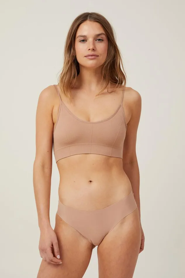 Women Panties Cotton On The Invisible Bikini Brief Maple Sugar