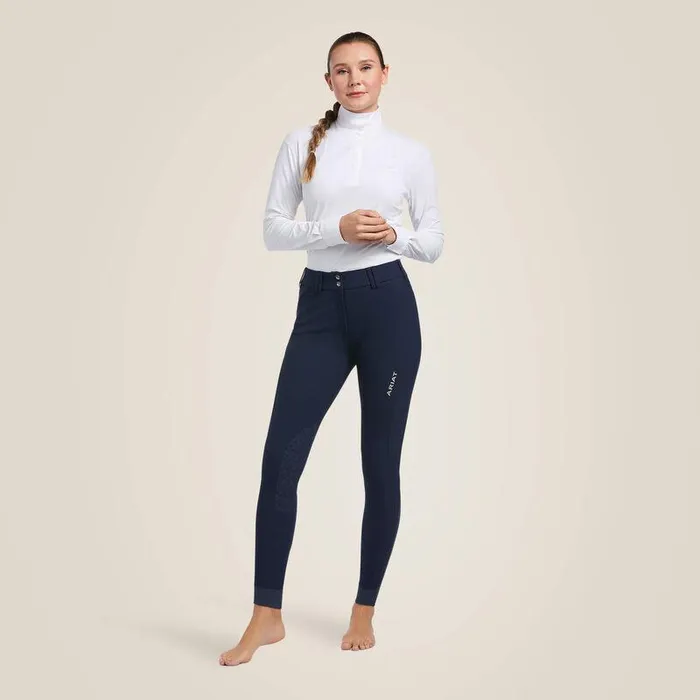 Women Pants and Shorts Ariat Tri Factor Grip Knee Patch Breech Navy