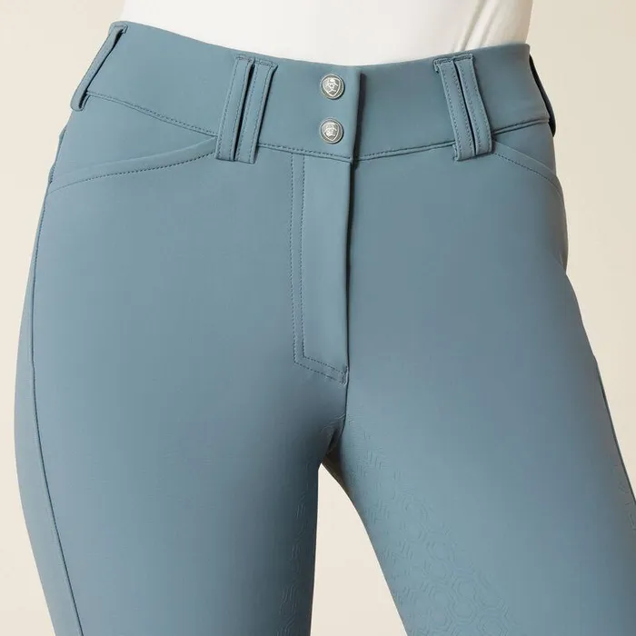 Women Pants and Shorts Ariat WMS Tri Factor Grip Full Seat Breech Bluestone