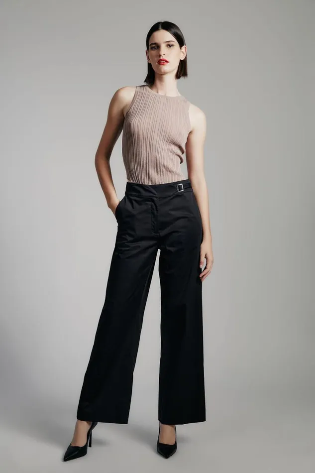 Women Pants Bardot Ilaria Straight Leg Pant In Black Black