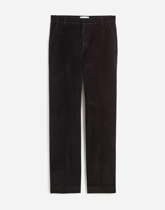Women Pants Madewell Alexa Chung For Madewell Corduroy Trousers Jet Black