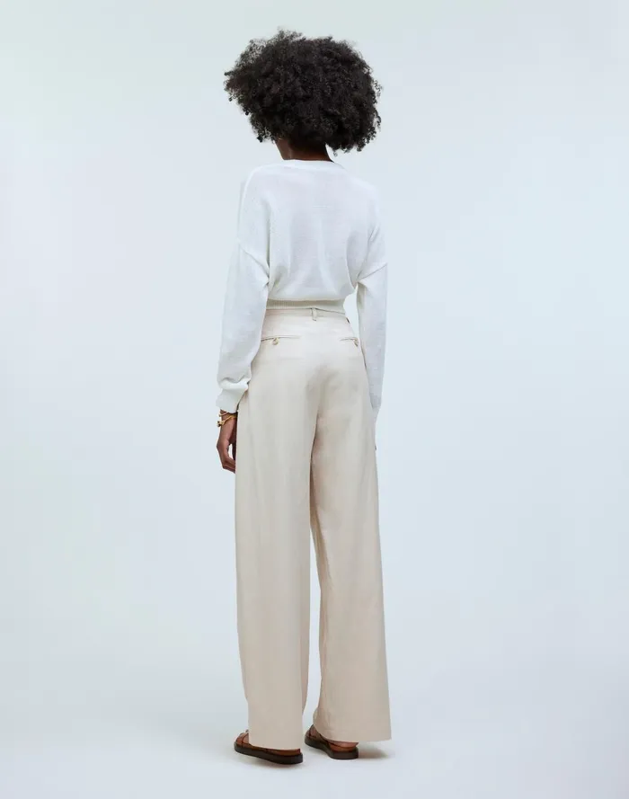Women Pants Madewell The Harlow WideLeg Pant Harvest Moon