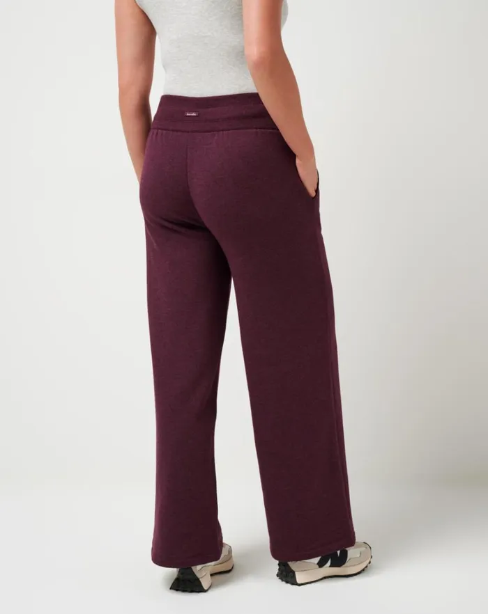 Women Pants TravisMathew SAVE THE DAY WIDE LEG PANT Heather Winetasting Women Pants TravisMathew SAVE THE DAY WIDE LEG PANT Heather Winetasting