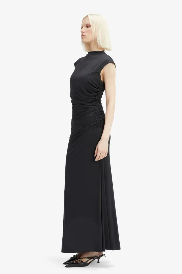 Women Party Dresses Bardot Emery Cut Out Maxi Dress In Black Black Women Party Dresses Bardot Emery Cut Out Maxi Dress In Black Black