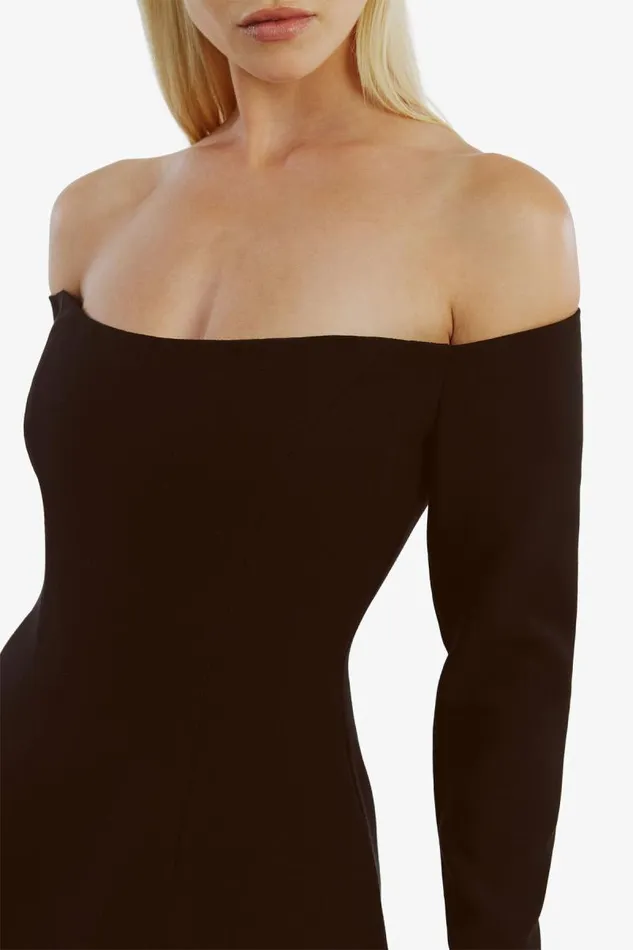 Women Party Dresses Bardot Nadene Hourglass Mini Dress In Black Black Women Party Dresses Bardot Nadene Hourglass Mini Dress In Black Black