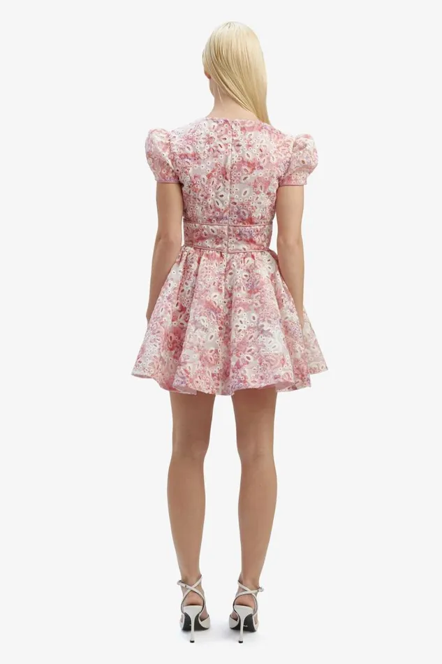 Women Party Dresses Bardot Tamarin Broderie Mini Dress In Pink Floral Pink Floral Women Party Dresses Bardot Tamarin Broderie Mini Dress In Pink Floral Pink Floral
