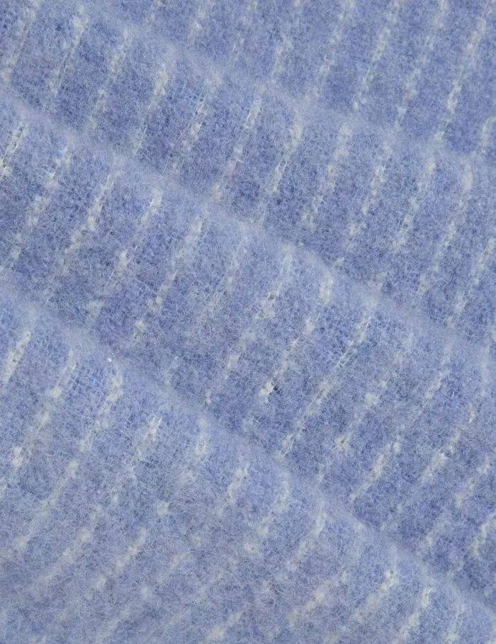Women Pinstripe Logo Scarf Iris Stella McCartney Knitwear Women Pinstripe Logo Scarf Iris Stella McCartney Knitwear