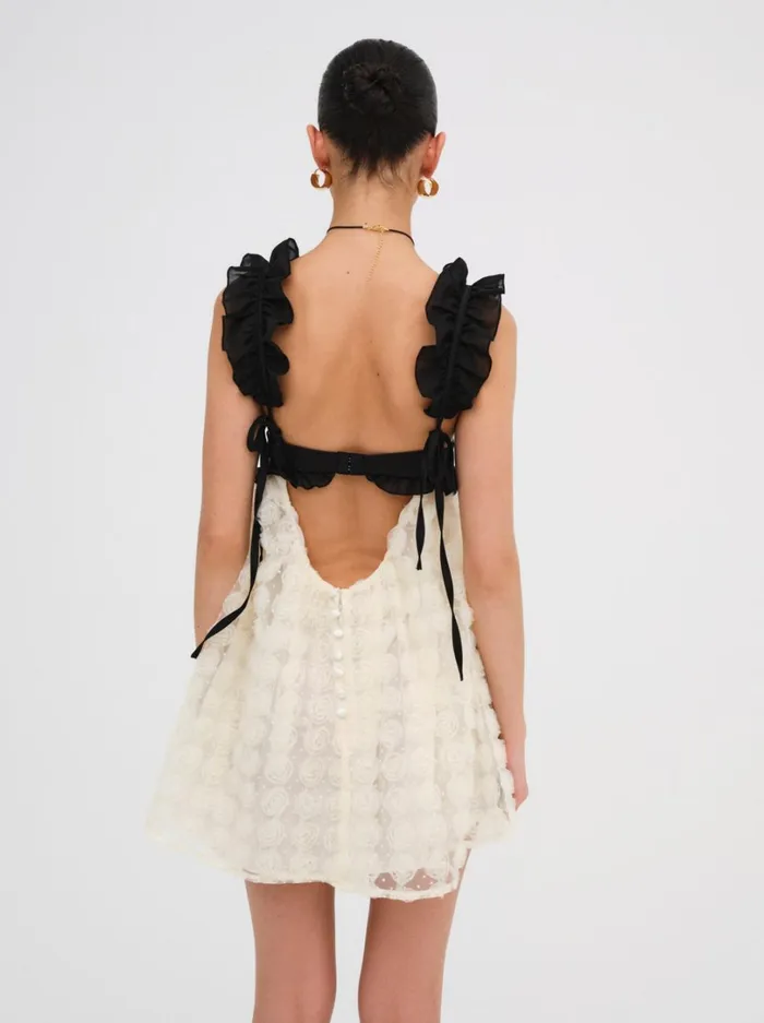 Women Poppy Mini Dress Ivory For Love and Lemons Dresses Women Poppy Mini Dress Ivory For Love and Lemons Dresses