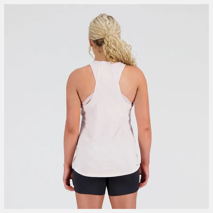 Women Q Speed Jacquard Tank Stone Pink New Balance Shirts Women Q Speed Jacquard Tank Stone Pink New Balance Shirts