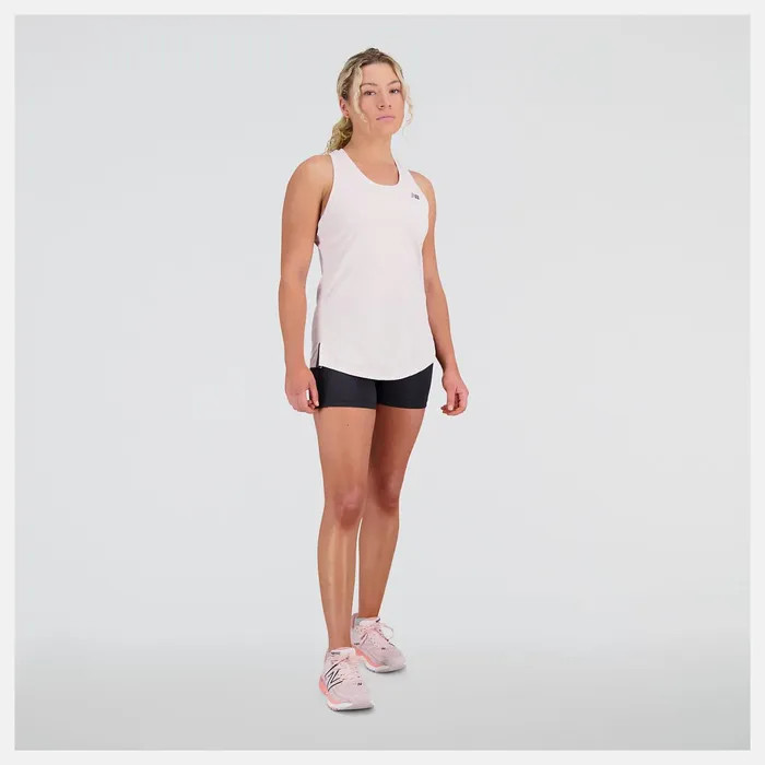 Women Q Speed Jacquard Tank Stone Pink New Balance Shirts Women Q Speed Jacquard Tank Stone Pink New Balance Shirts
