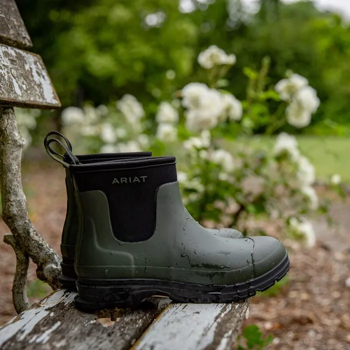 Women Rain Boots Ariat Kelmarsh Shortie Rubber Boot Dark Olive Women Rain Boots Ariat Kelmarsh Shortie Rubber Boot Dark Olive