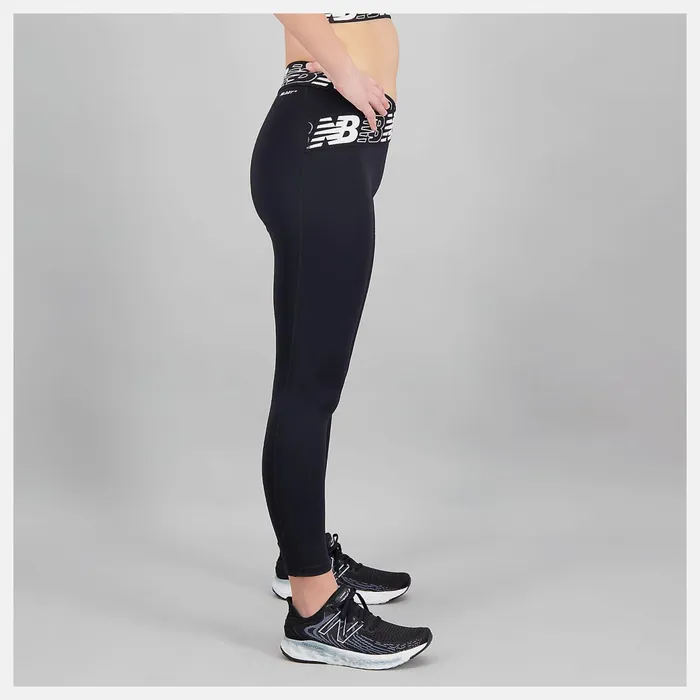 Women Relentless Crossover High Rise 78 Tight Black New Balance Pants and Leggings Women Relentless Crossover High Rise 78 Tight Black New Balance Pants and Leggings